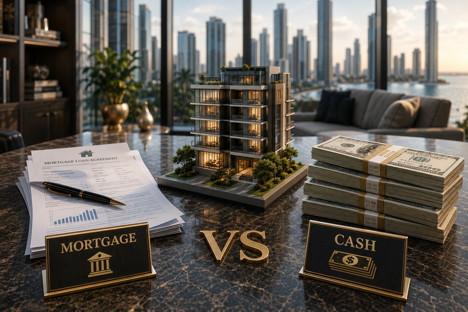 Comparison of mortgage and bank financing options