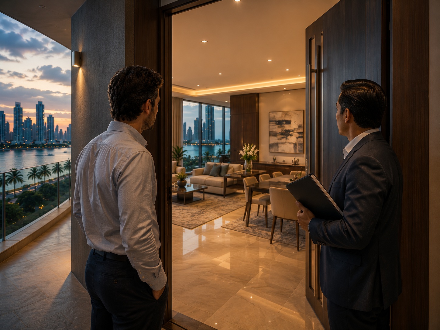 Consultation in an interior office